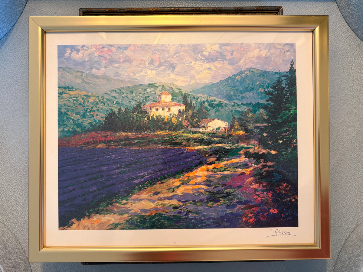 Item #973 Lavender Field Artwork