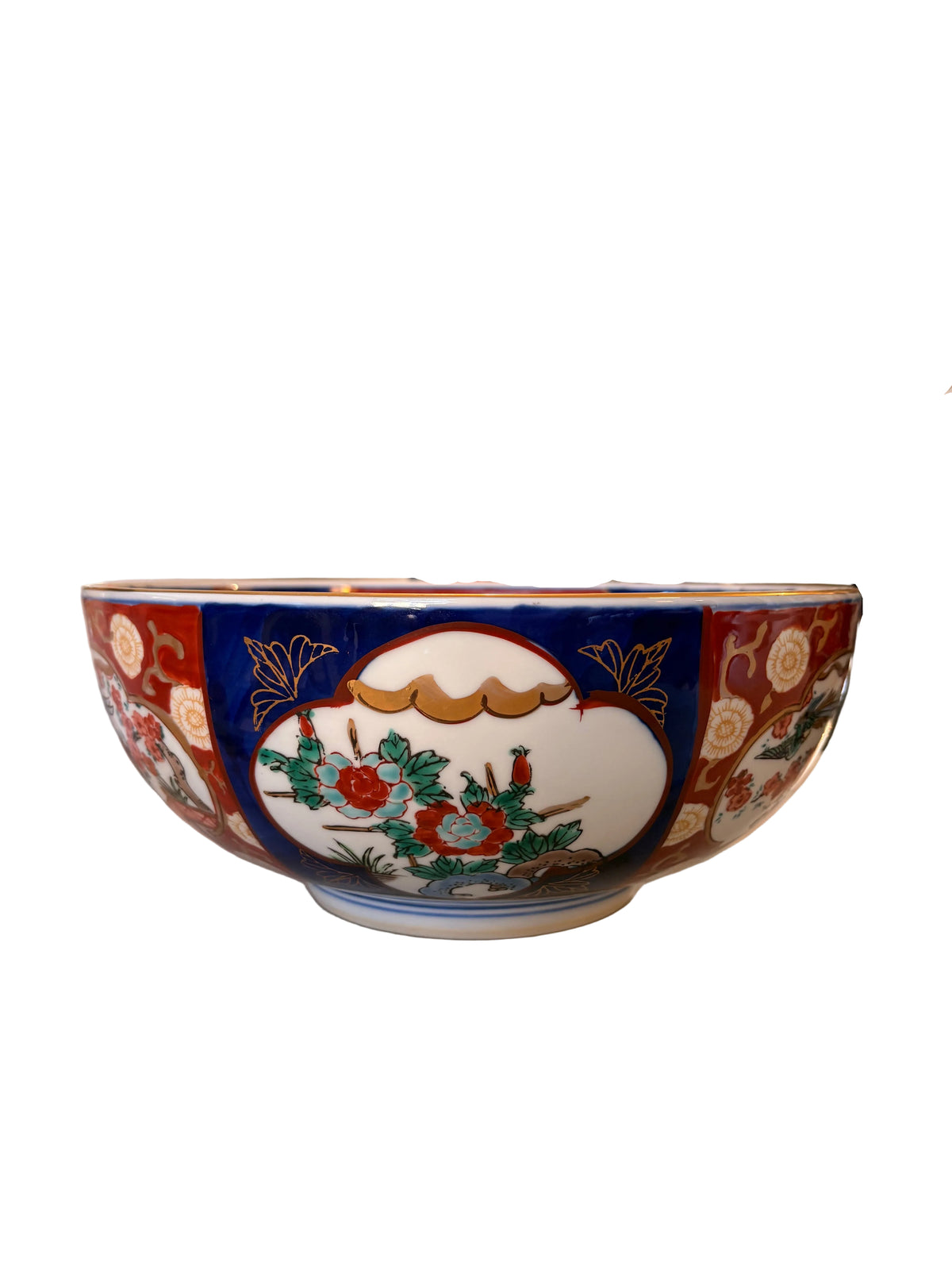 Item #1011 Japanese Gold Imari Charger Bowl