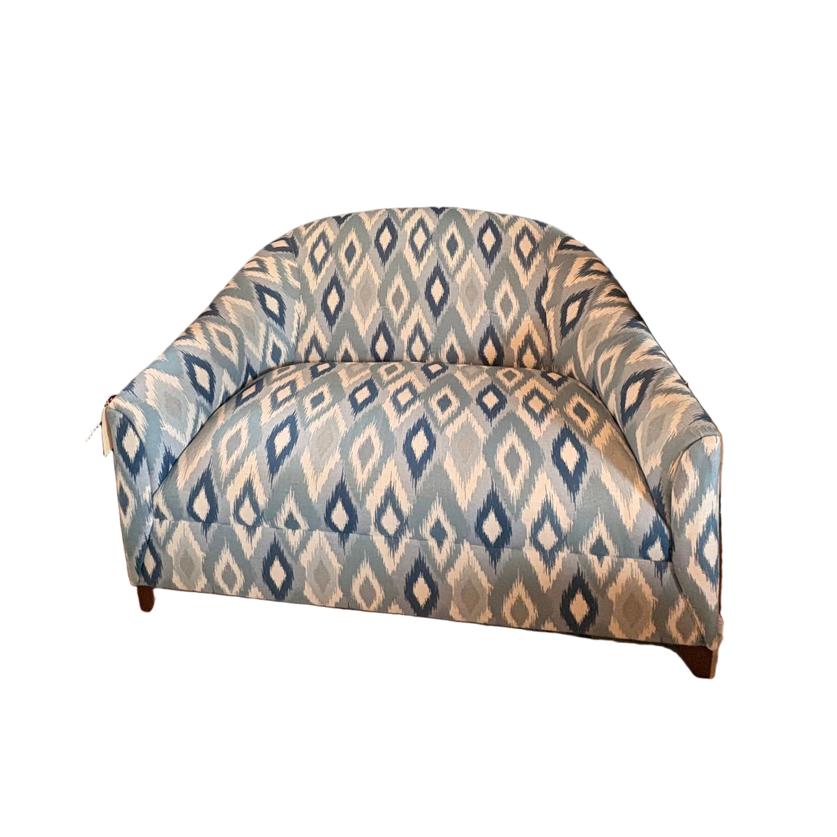 Item #970 Barrel-Back Loveseat Sofa