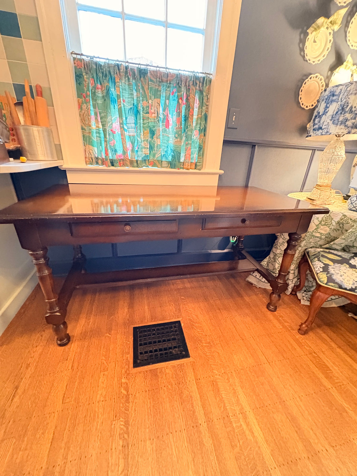Item #1030 Vintage Wood Desk