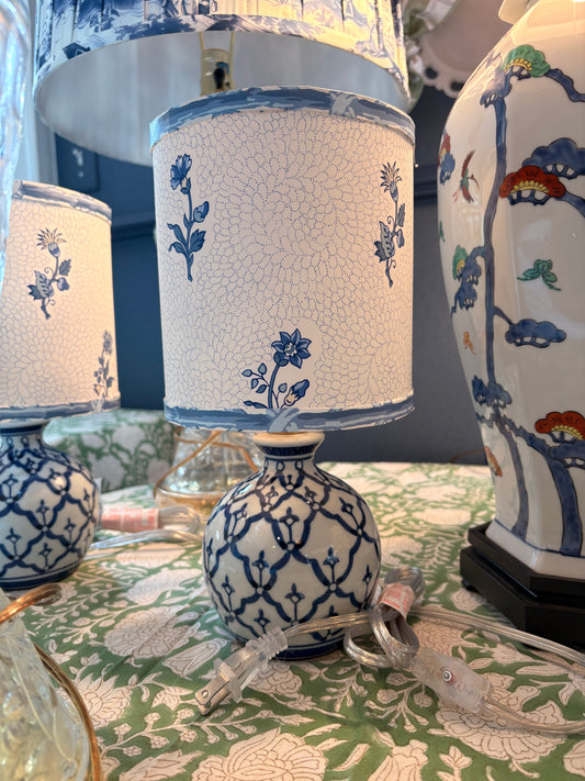 Item #1034 Blue and White Mini Lamp (3)