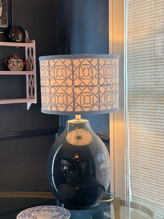 Item #1035 Navy Lamp