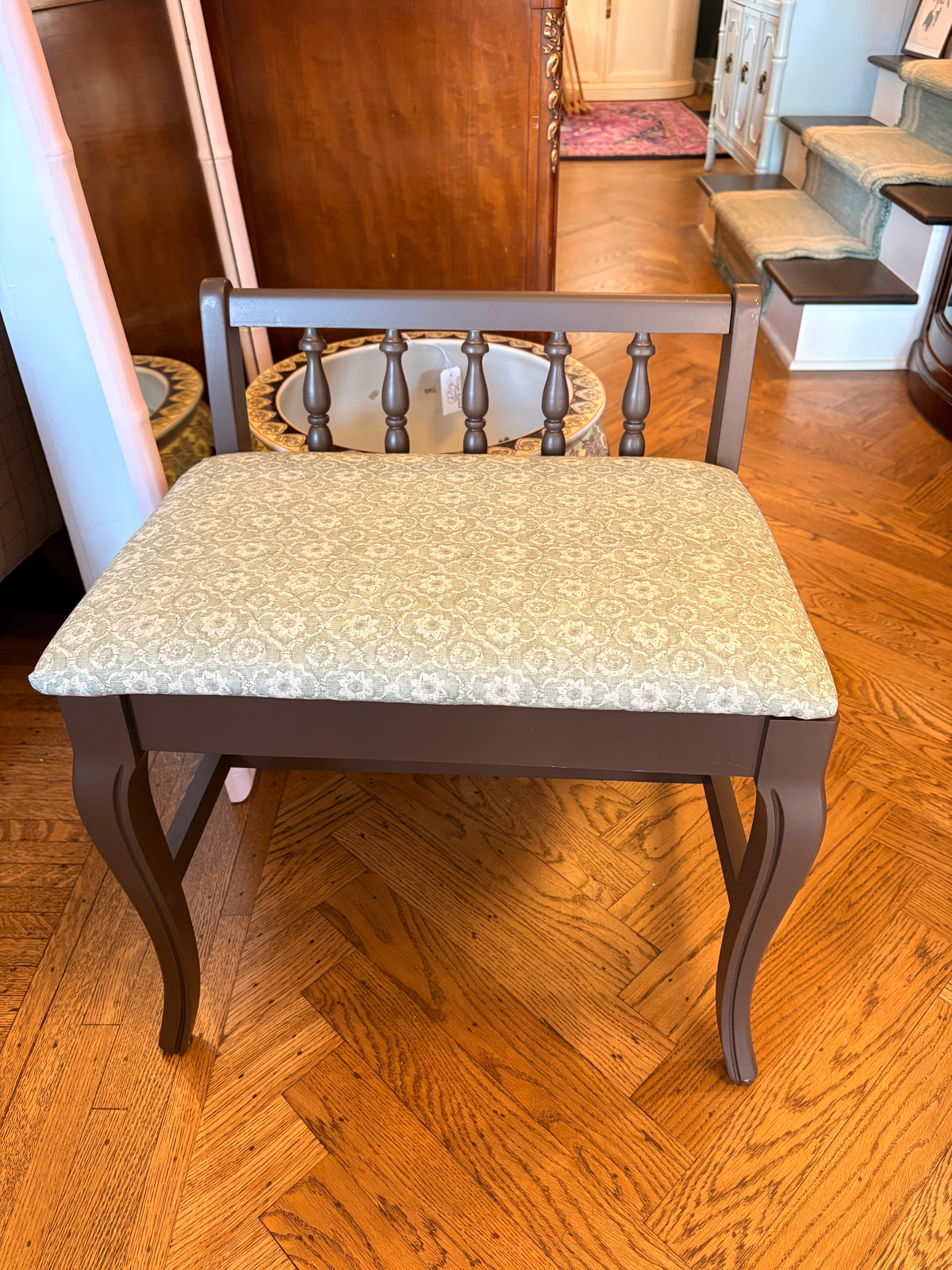 Item #1038 Upholstered Bench