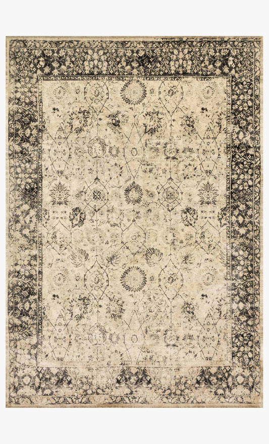 615 12'-0" x 15'x0" Beige/Smoke Nyla Collection Rug