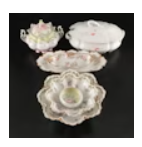 Item #565 PER PIECE Haviland Limoges with RS Germany and Other Floral Pattern Tableware
