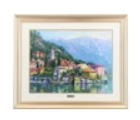 Item #601 Offset Lithograph After Howard Behrens "Reflections of Lake Como," 2005
