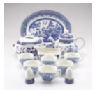 Item #630 PER PIECE Churchill "Willow Blue" Teapot, Gravy Boat & Other Tableware