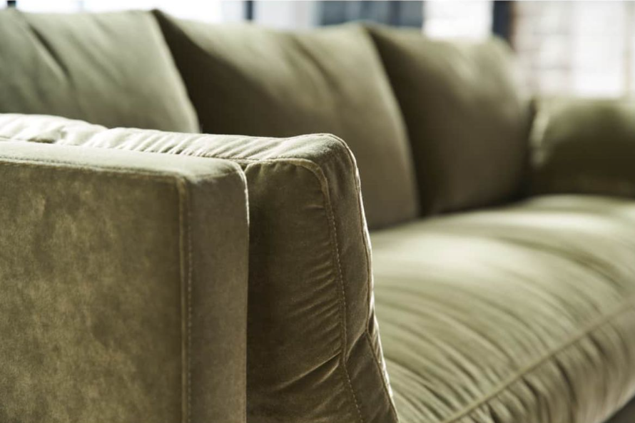 Item #885 Leo Velvet Sofa by Rowe