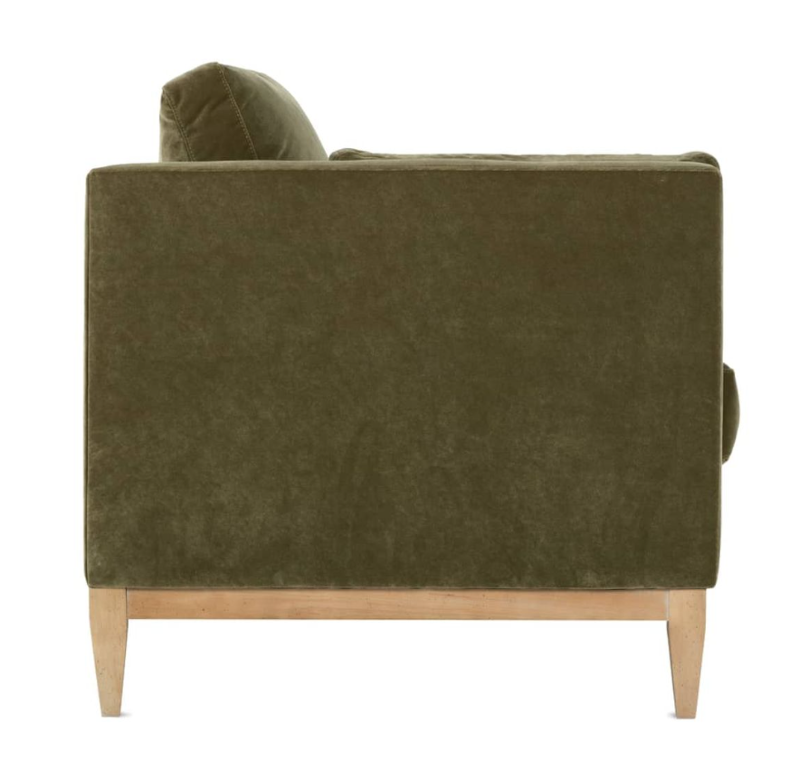 Item #885 Leo Velvet Sofa by Rowe