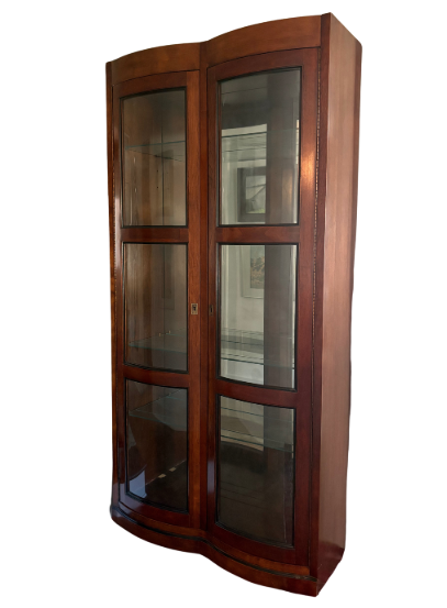 Item #907 Mahogany Curio Cabinet