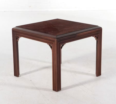 Item #923 Lane Chippendale Style Mahogany End Table