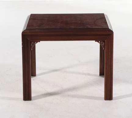 Item #923 Lane Chippendale Style Mahogany End Table