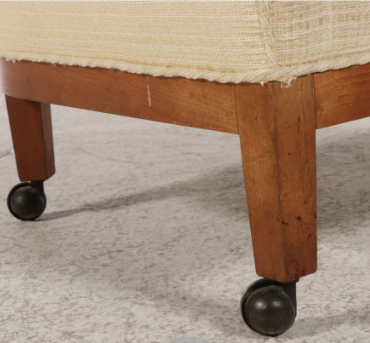 Item #961 Set of Three Barrel Back Club Chairs