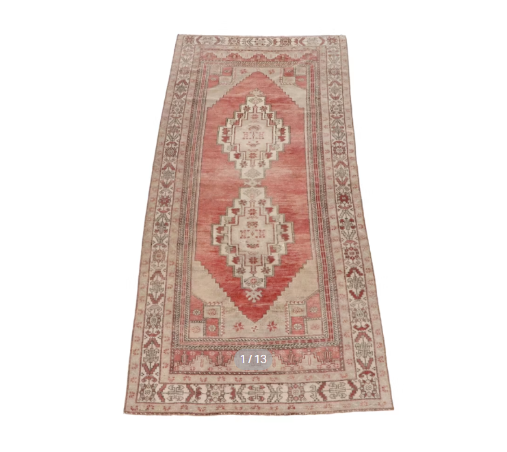 Item #965 Turkish Konya Long Rug 4'10 x 10'11