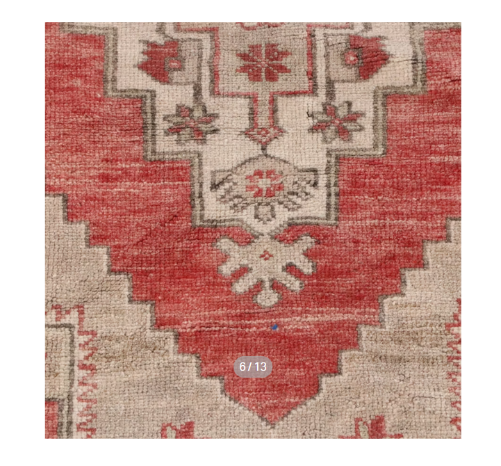 Item #965 Turkish Konya Long Rug 4'10 x 10'11