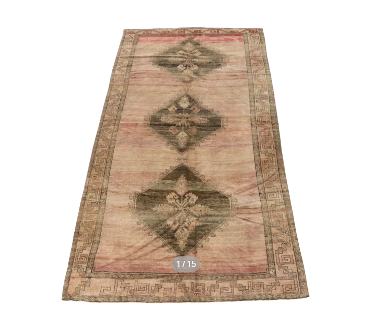 Item #967 Turkish Anatolian Long Rug 6'10 x 13'4