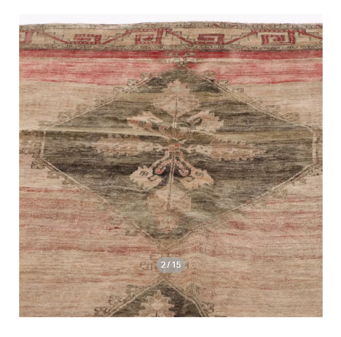 Item #967 Turkish Anatolian Long Rug 6'10 x 13'4