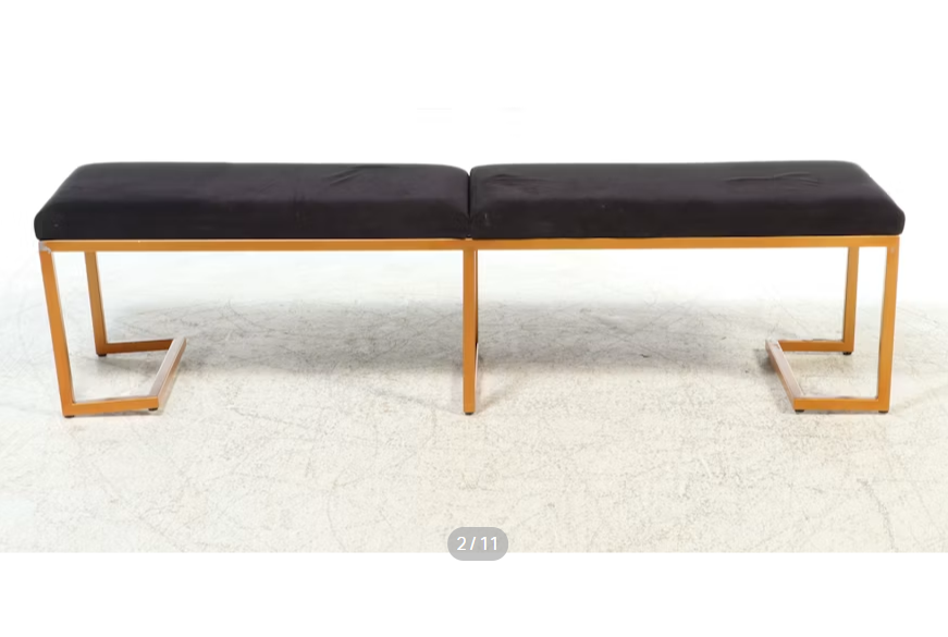 Item #971 Modernist Style Bench