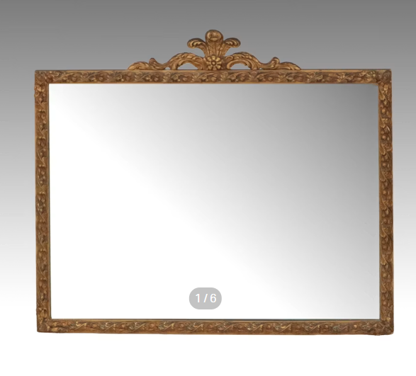 Item #982 French Provincial Gilt Recentangle Mirror