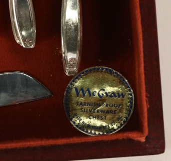 Item #990 Ambassador Silver Plated Flatware