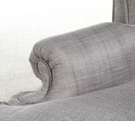 Item #1079 Queen Anne Style Wingback Armchair