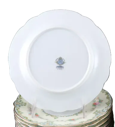 Item #1096 Noritake "Luxoria" Porcelain Dinnerware, 1930s