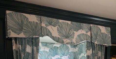 Item #44 Palmetto Valance 68" W x 14" H