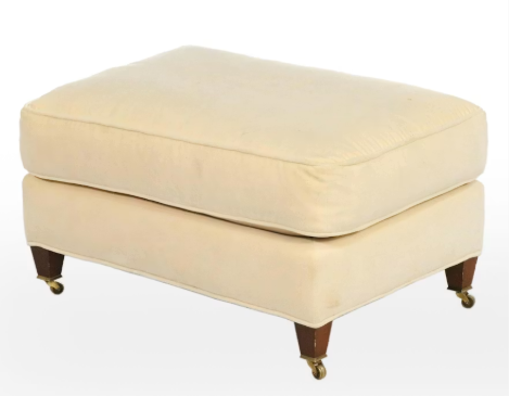 Item #547 Baker Furniture Fabric Upholstered Ottoman