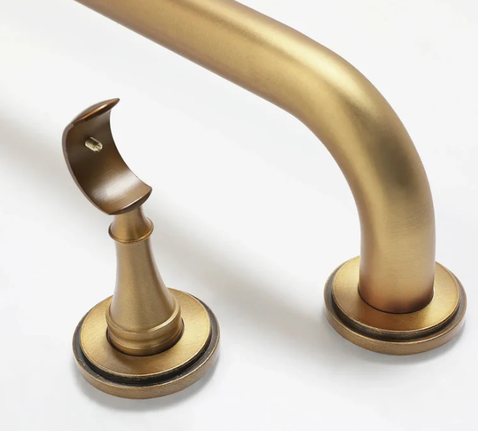 Item #994 Vengo Adjustable French Return Curtain Rod (XL 84-120in)