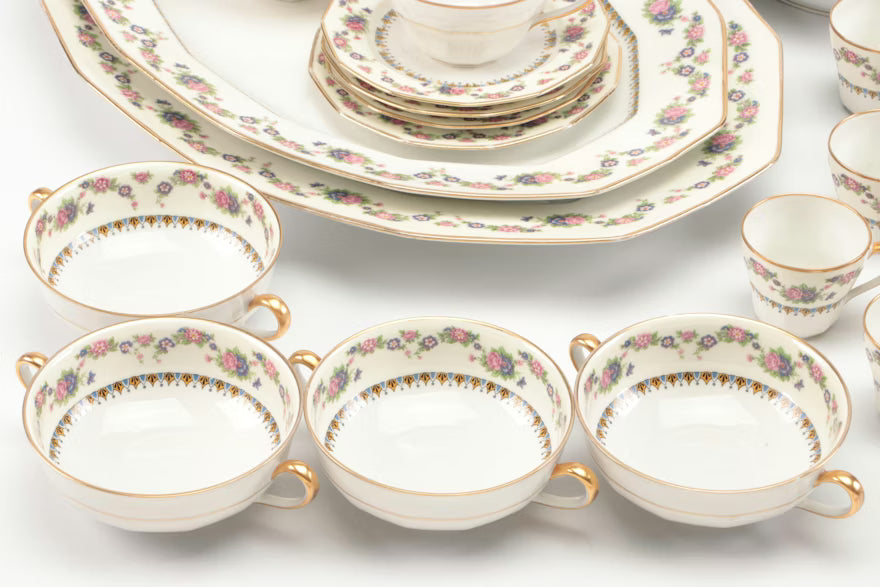 Item #640 C. Ahrenfeldt Porcelain Dinnerware
