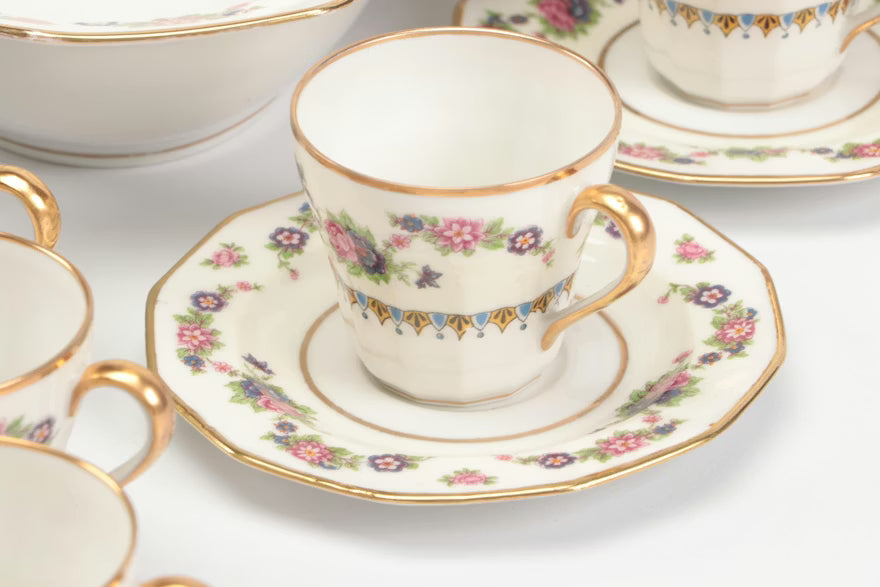 Item #640 C. Ahrenfeldt Porcelain Dinnerware
