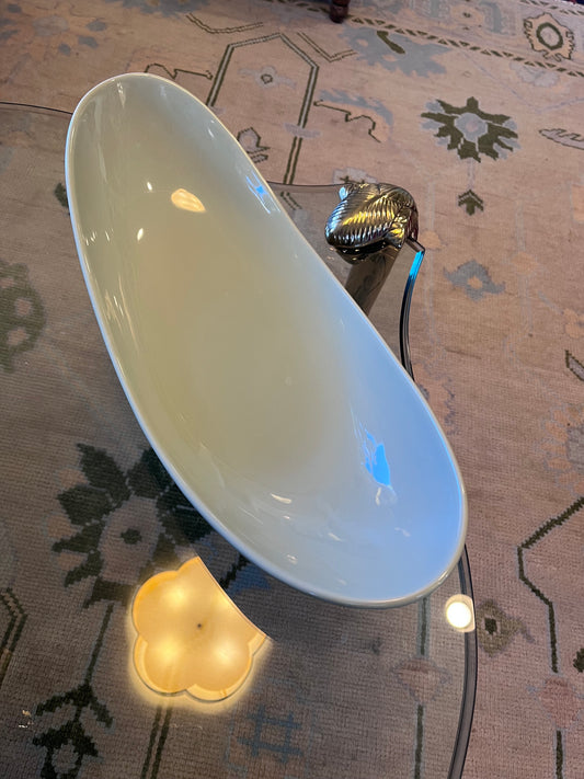 650 Light Green Oval Serving Dish Large