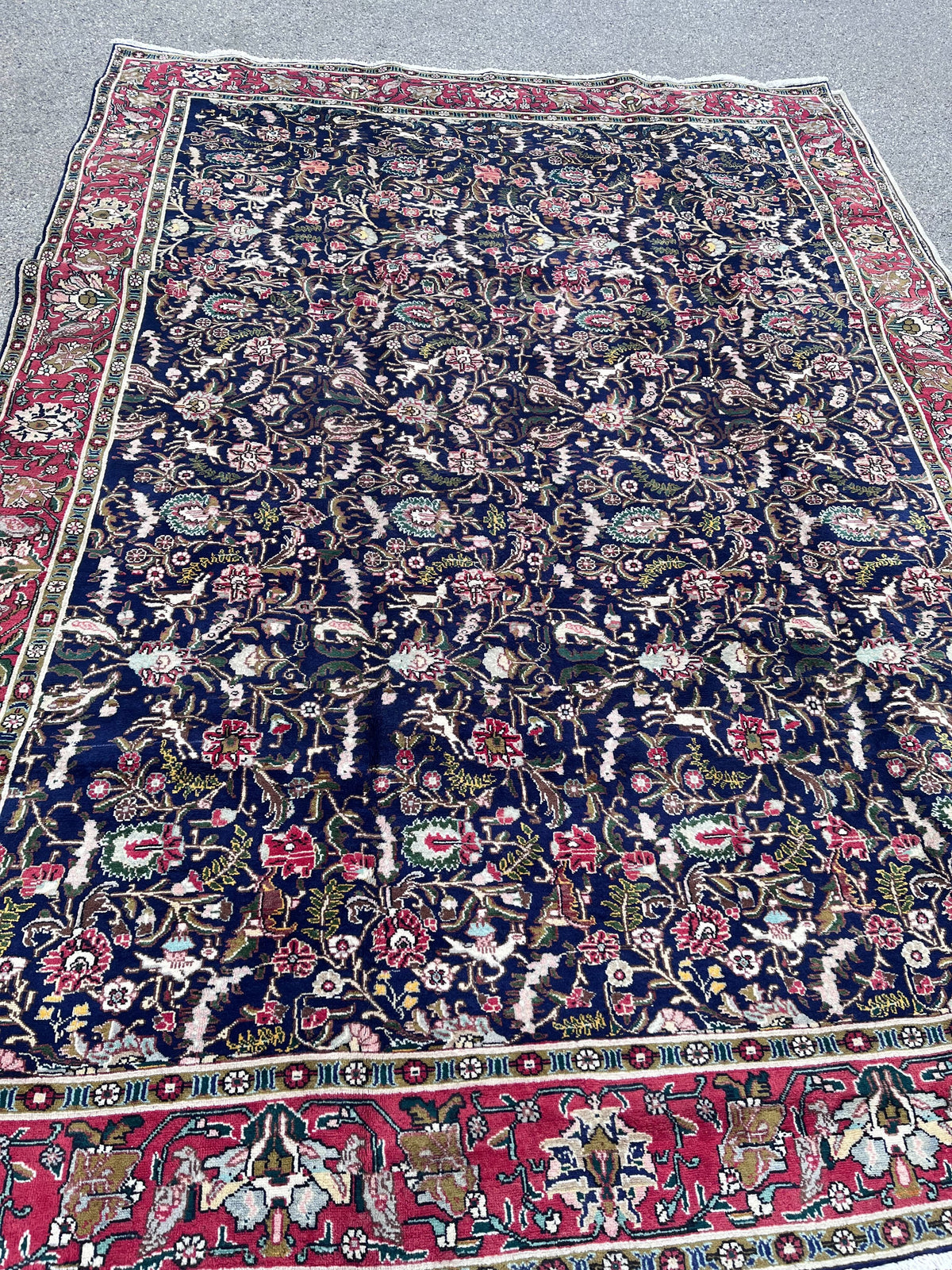 Item #770 Hand-Knotted Persian Tehran Area Rug 8' x 11'