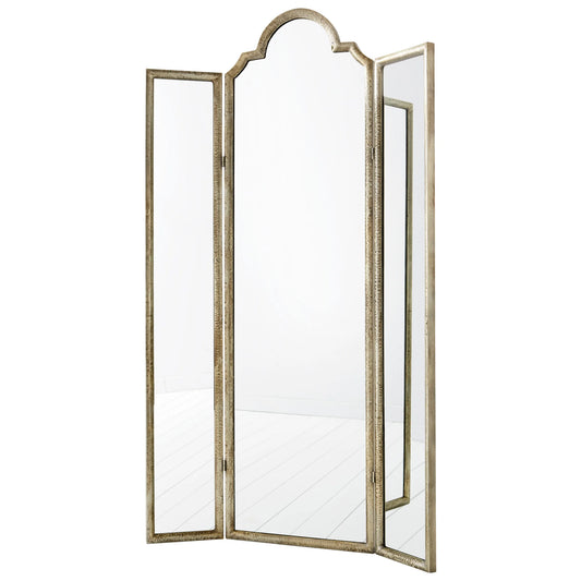 Item #62 Cyan Percy Mirror Silver, 75"x44.5"